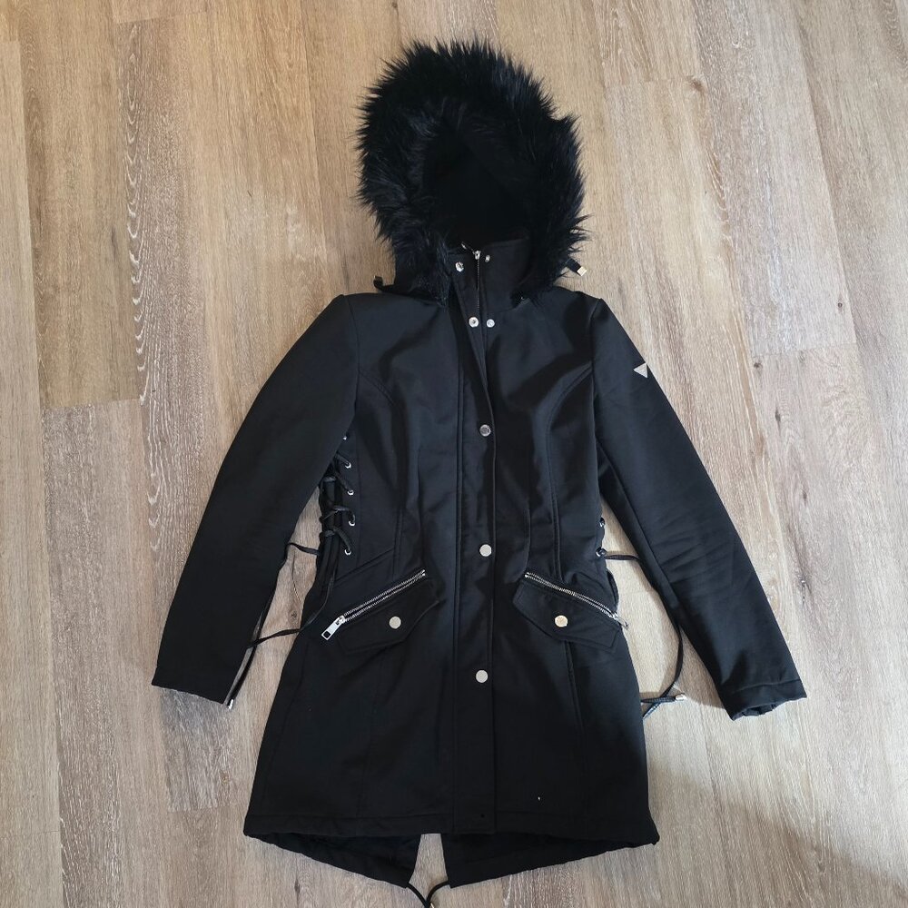 Black Guess coat